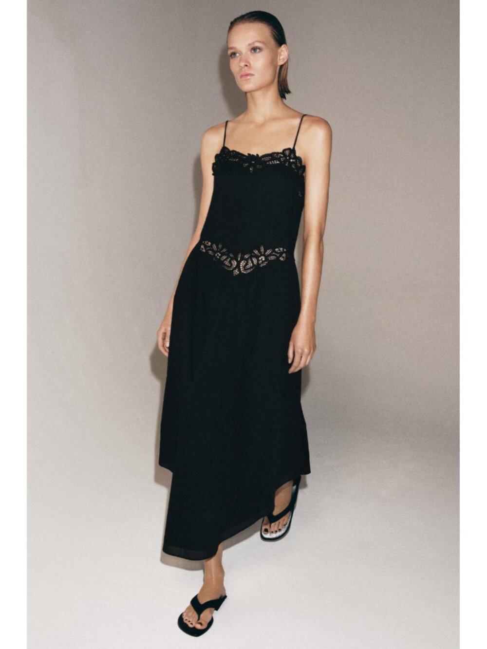 NWOT ZARA COLLECTION LACE MIDI DRESS